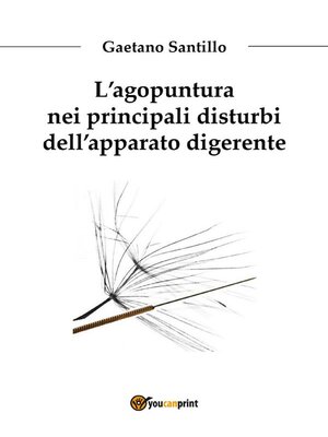 cover image of L'agopuntura nei principali disturbi dell'apparato digerente
